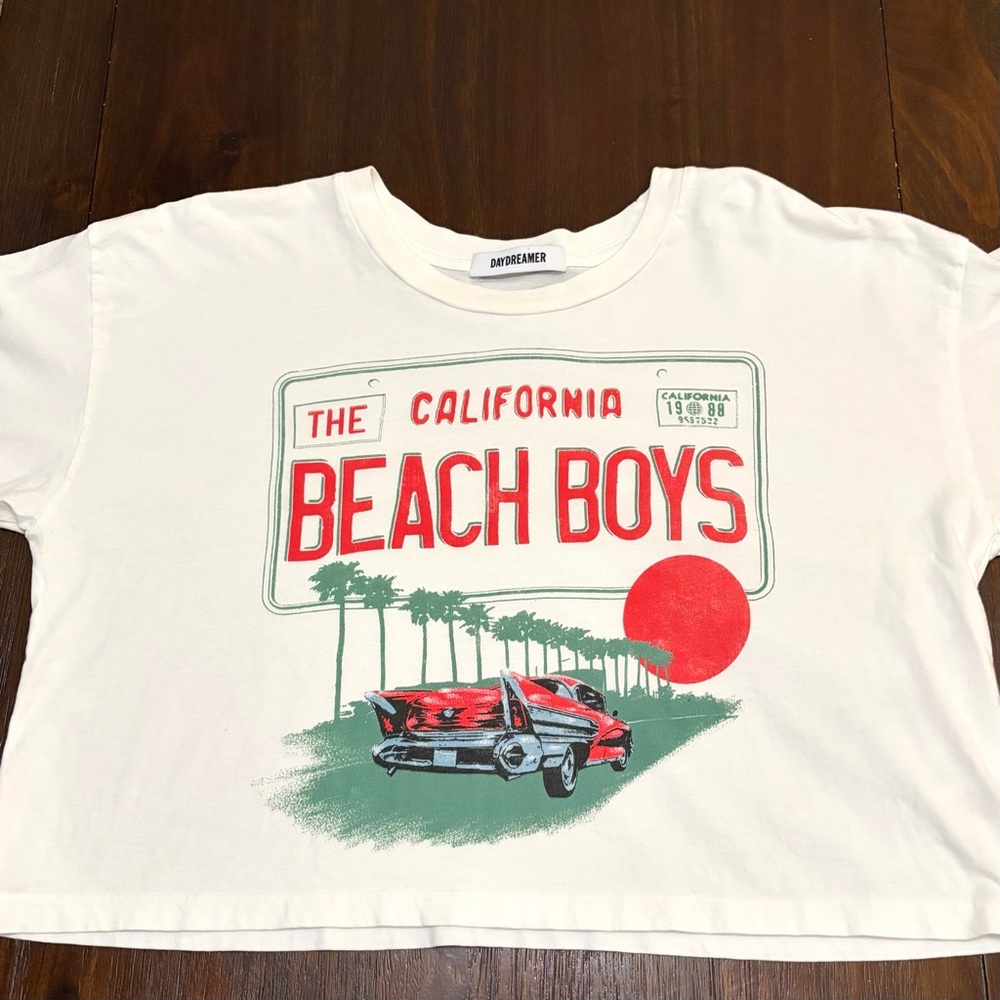 Daydreamer Beach Boys Long Sleeve Crop T-Shirt - Picture 6 of 9